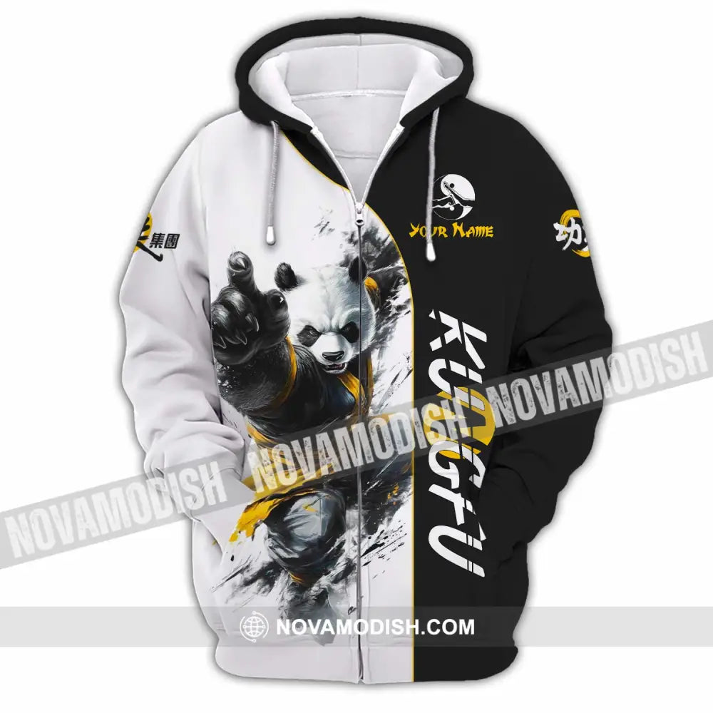 Unisex Shirt - Custom Kungfu Shirt Zipper Hoodie / S T-shirt