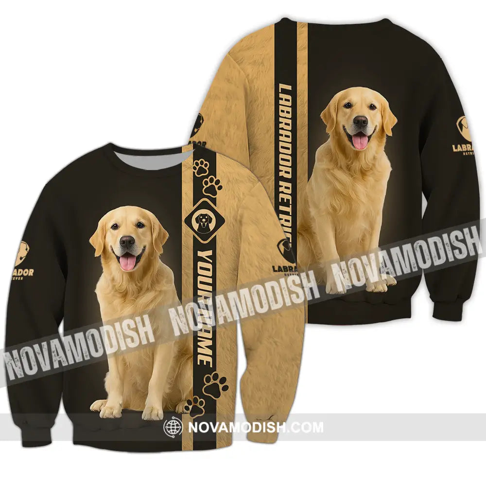 Unisex Shirt - Custom Labrador Retriever Shirt Long Sleeve / S T-shirt