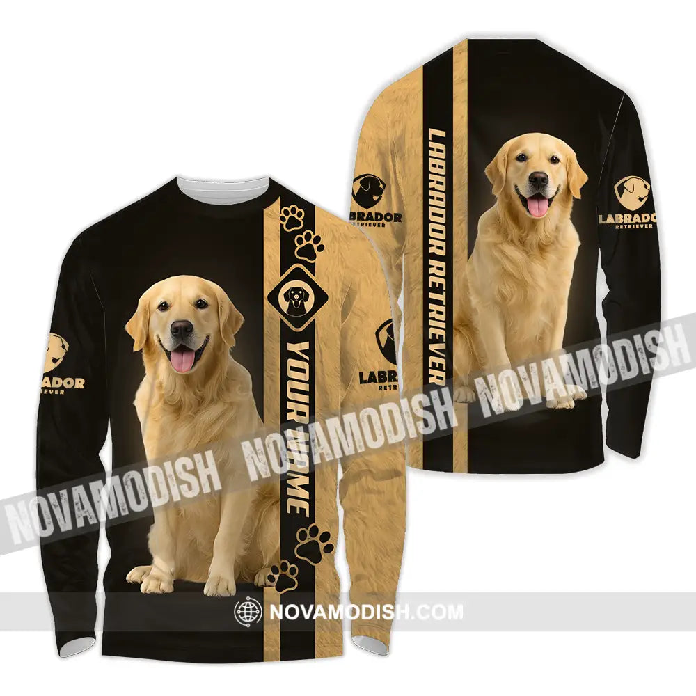 Unisex Shirt - Custom Labrador Retriever Shirt Long Sleeve Shirt / S T-shirt