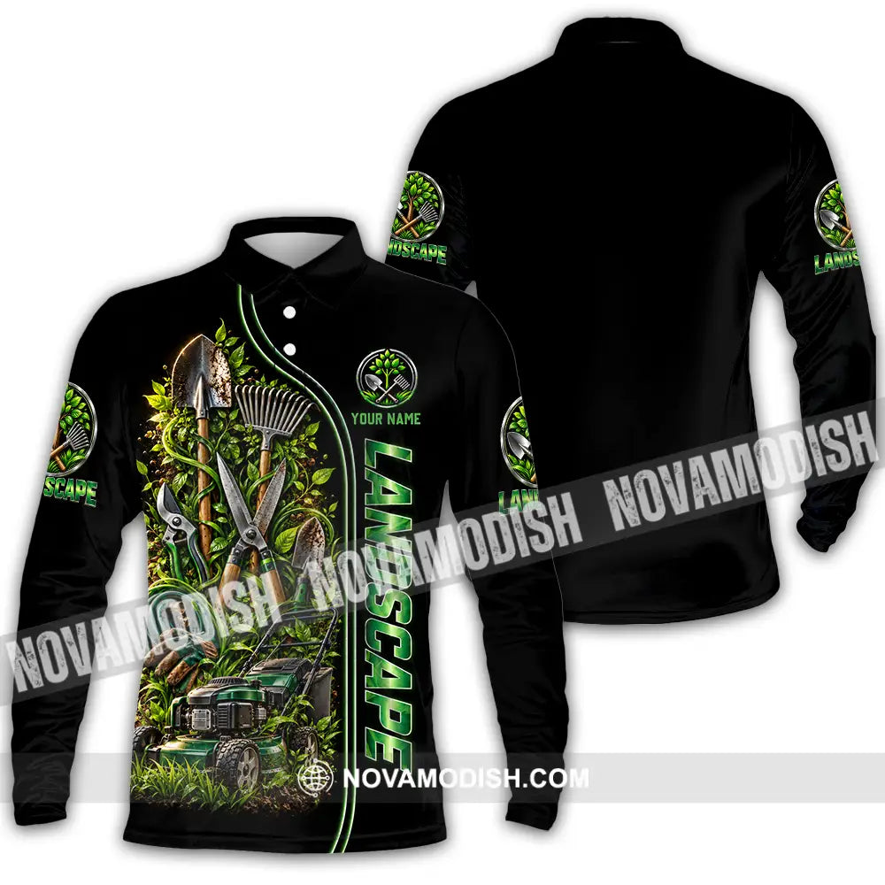 Unisex Shirt - Custom Landscape Shirt - Long Sleeve Polo / S - T-shirt