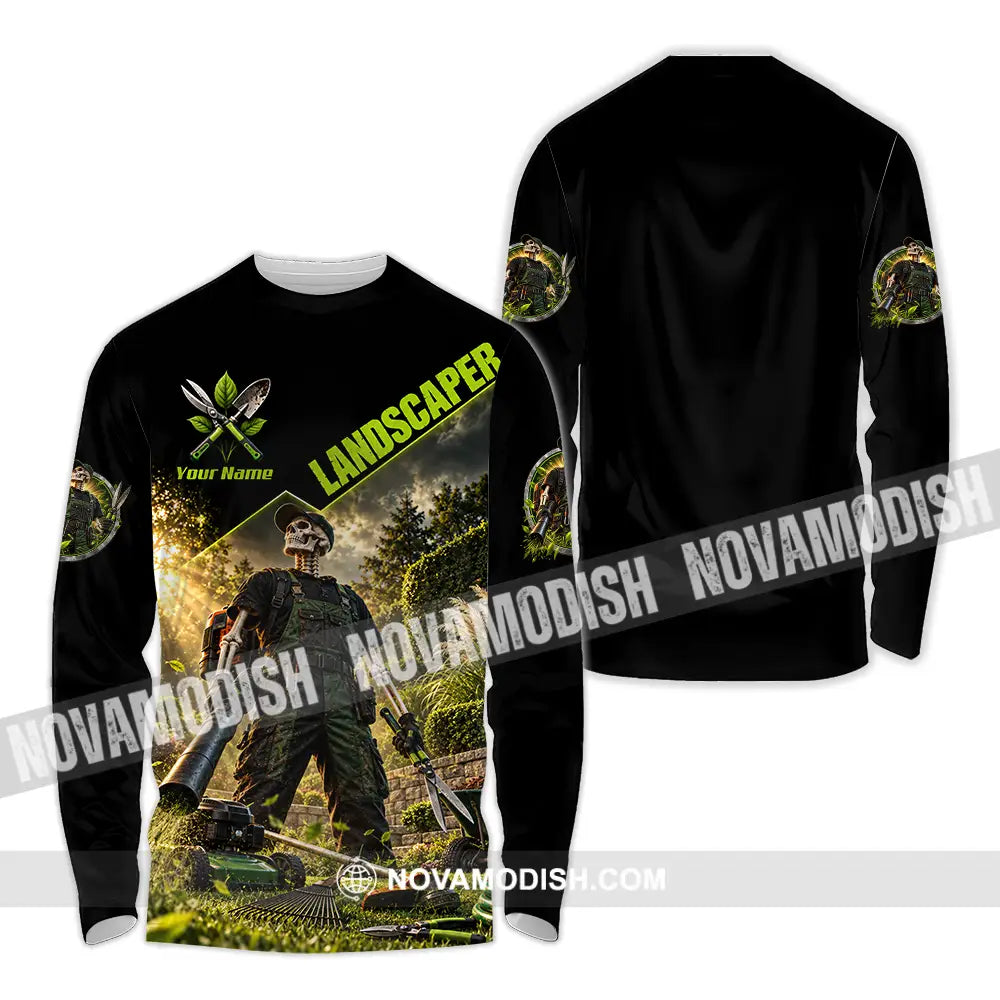 Unisex Shirt - Custom Landscape Shirt - Long Sleeve Shirt / S - T-shirt