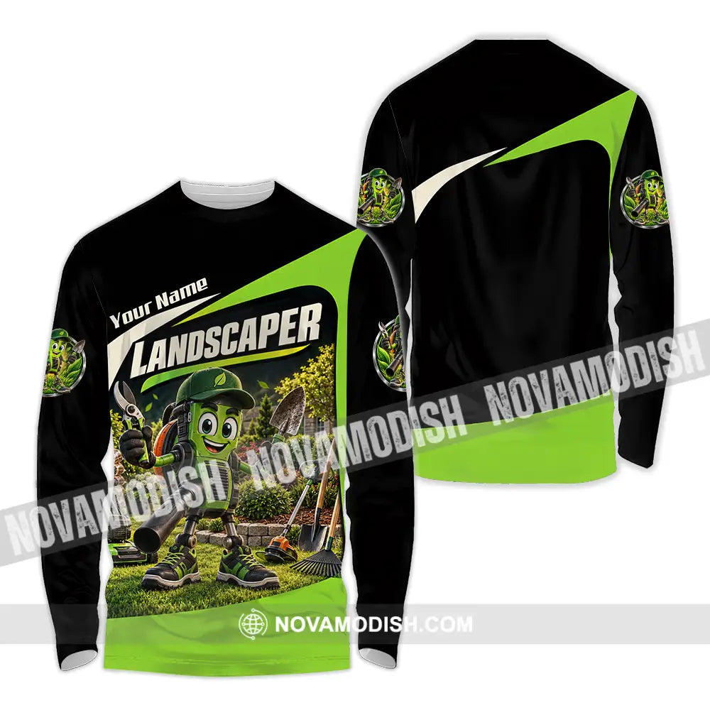 Unisex Shirt - Custom Landscape Shirt - Long Sleeve Shirt / S - T-shirt