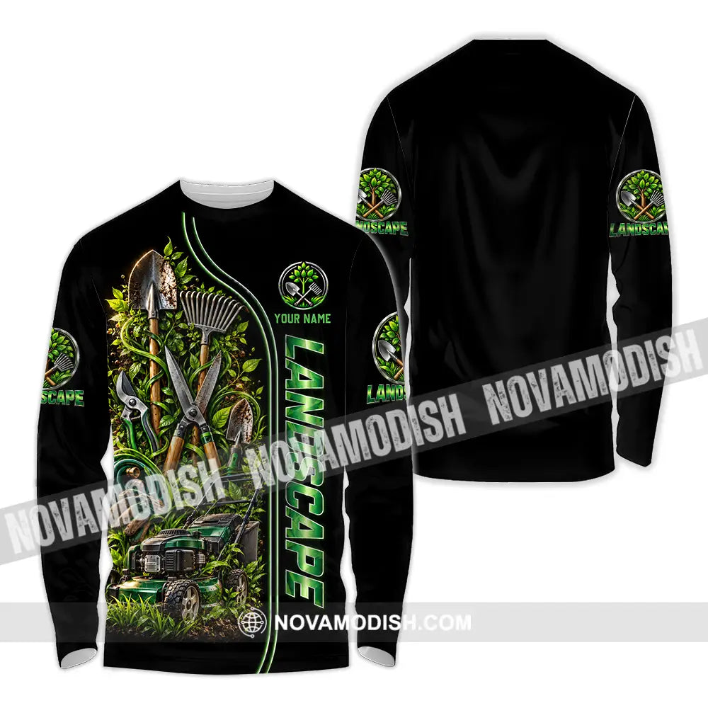 Unisex Shirt - Custom Landscape Shirt - Long Sleeve Shirt / S - T-shirt