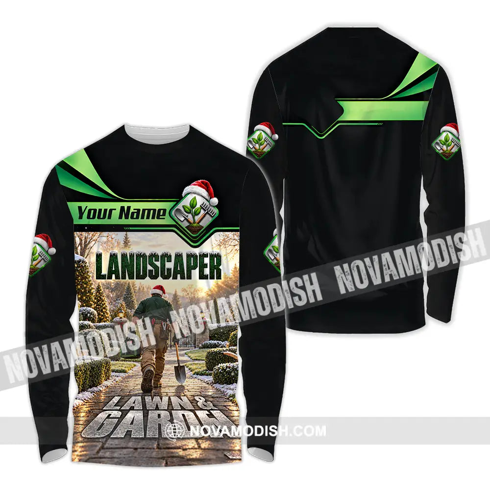 Unisex Shirt - Custom Landscaper Shirt - Long Sleeve Shirt / S - T-shirt