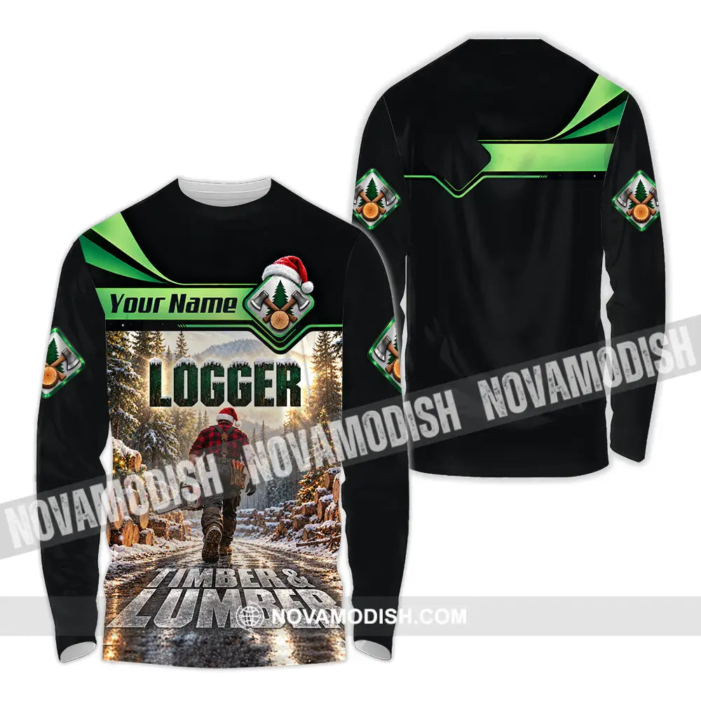 Unisex Shirt - Custom Logger Shirt - Long Sleeve Shirt / S - T-shirt