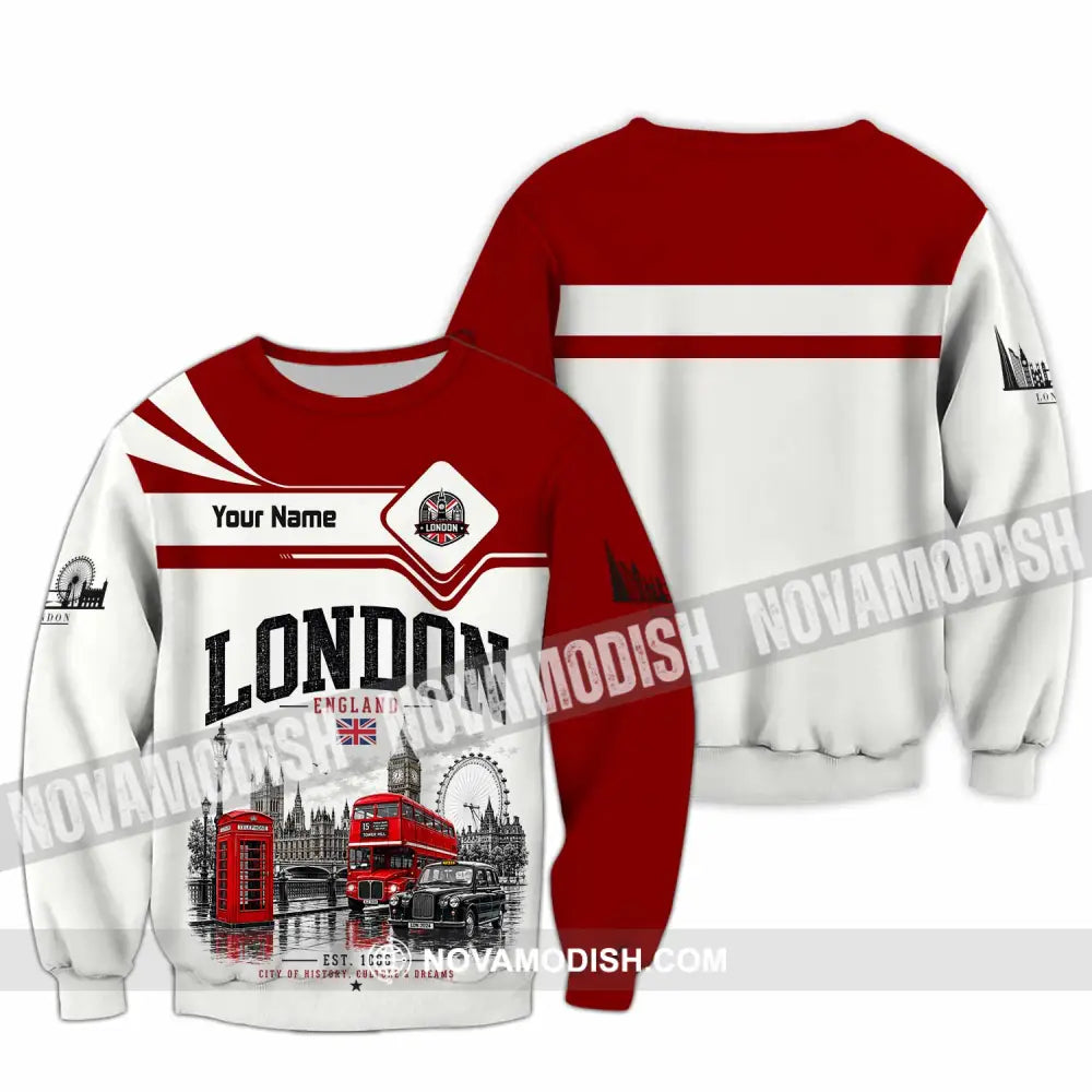 Unisex Shirt - Custom London Shirt - Long Sleeve / S - T-shirt