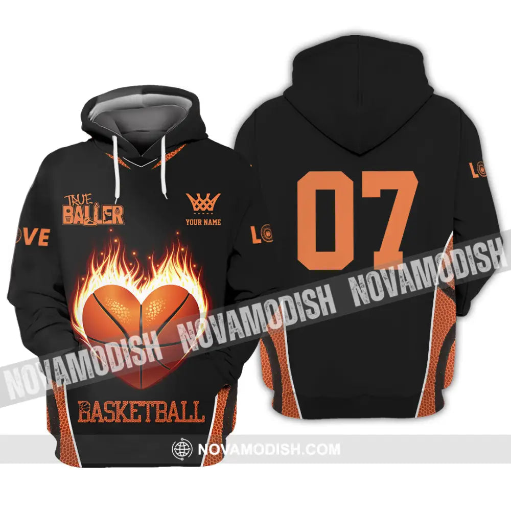 Unisex Shirt - Custom Love Basketball Shirt Hoodie / S T-shirt