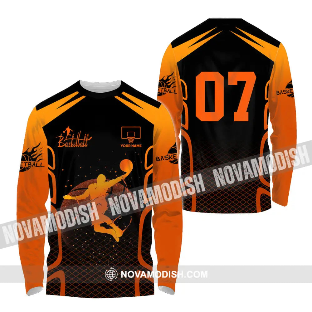 Unisex Shirt - Custom Love Basketball Shirt Long Sleeve Shirt / S T-shirt