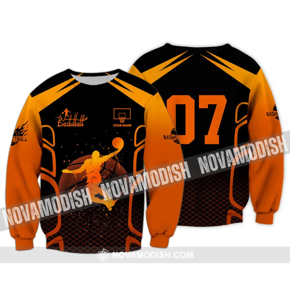 Unisex Shirt - Custom Love Basketball Shirt Long Sleeve / S T-shirt