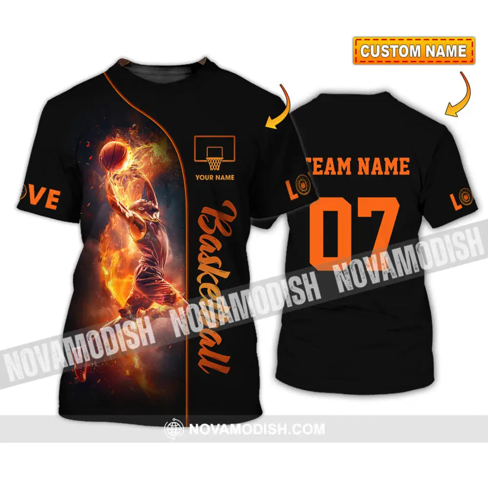 Unisex Shirt - Custom Love Basketball Shirt T-shirt