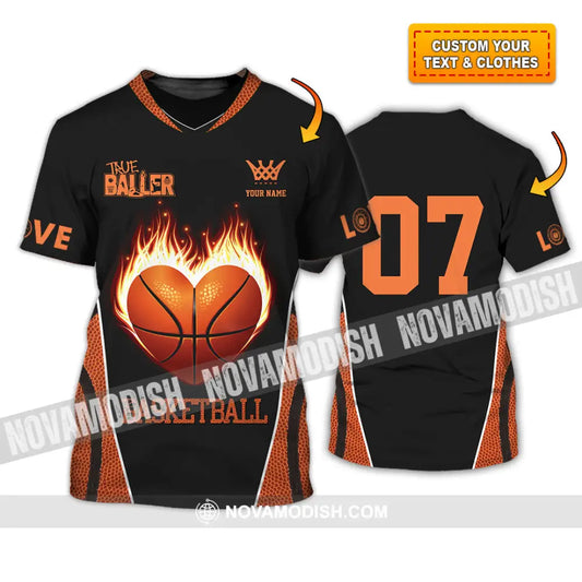 Unisex Shirt - Custom Love Basketball Shirt T-shirt