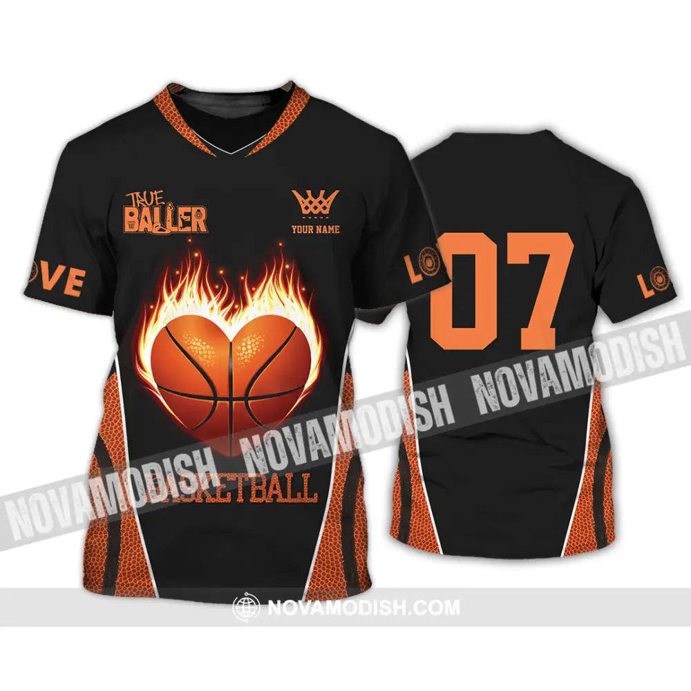 Unisex Shirt - Custom Love Basketball Shirt T-Shirt / S T-shirt