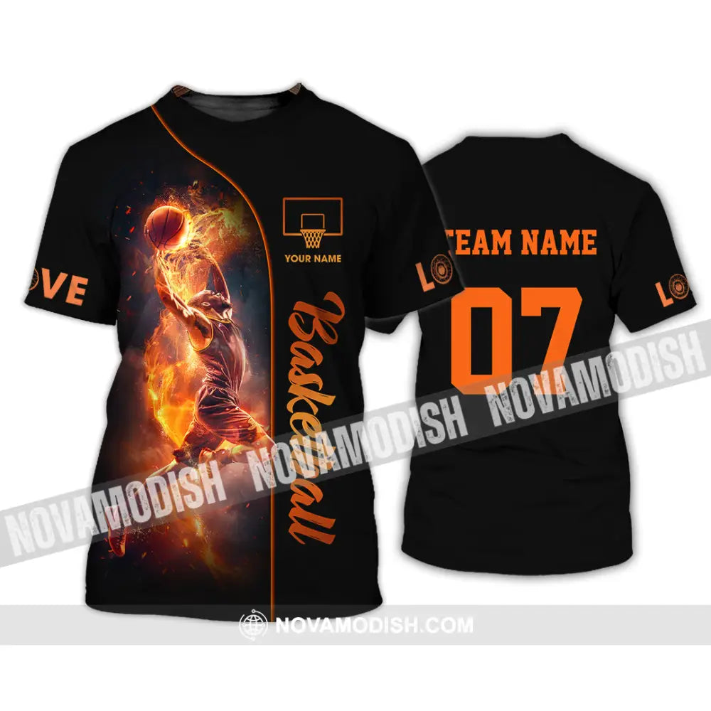 Unisex Shirt - Custom Love Basketball Shirt T-Shirt / S T-shirt
