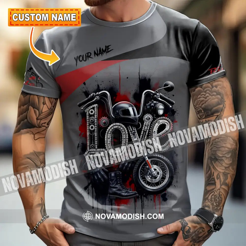 Unisex Shirt - Custom Love Rider 3D Shirt T-shirt