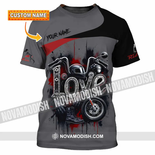 Unisex Shirt - Custom Love Rider 3D Shirt T-shirt