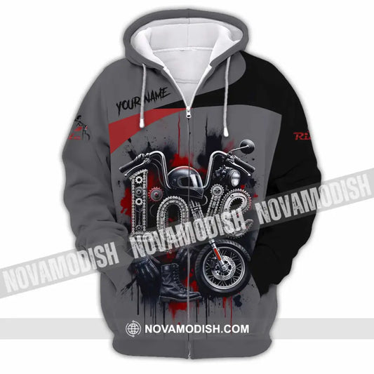 Unisex Shirt - Custom Love Rider 3D Shirt Zipper Hoodie / S T-shirt