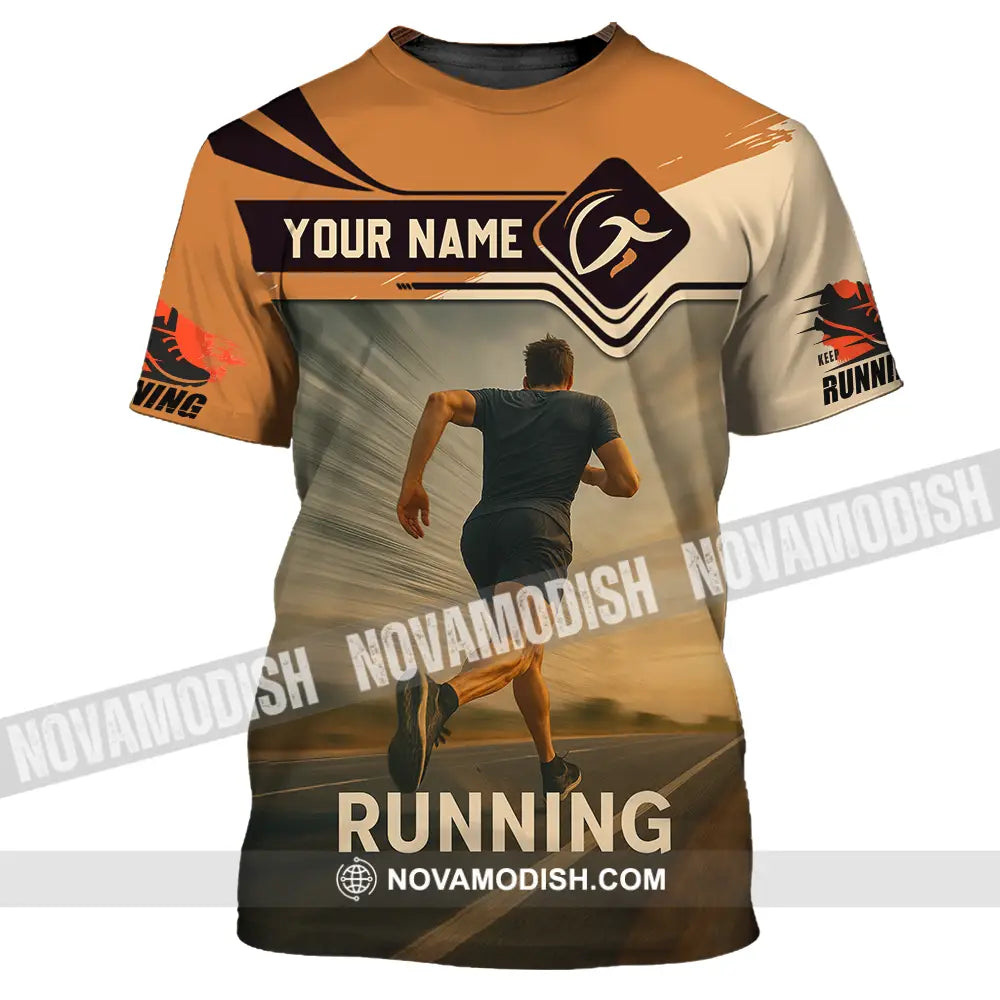 Unisex Shirt - Custom Love Running Shirt T-Shirt / S T-shirt