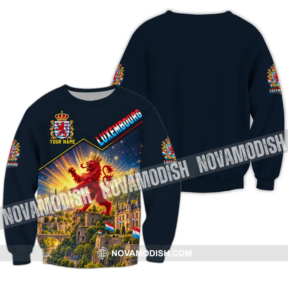Unisex Shirt - Custom Luxembourg Shirt - Long Sleeve / S - T-shirt
