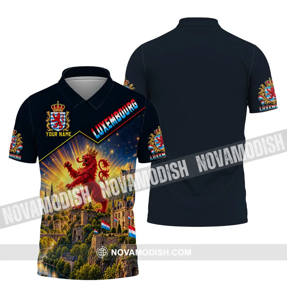 Unisex Shirt - Custom Luxembourg Shirt - Polo Shirt / S - T-shirt