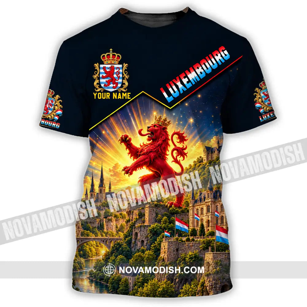Unisex Shirt - Custom Luxembourg Shirt - T-Shirt / S - T-shirt