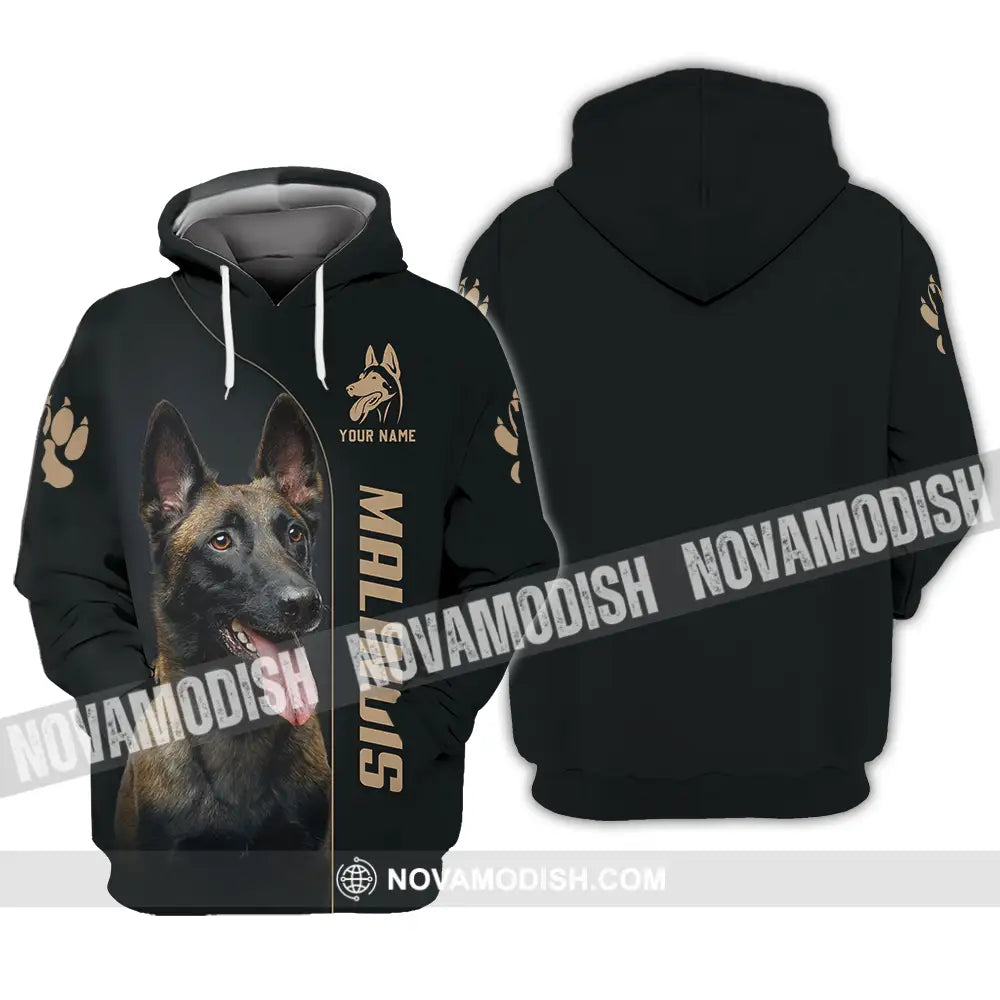 Unisex Shirt - Custom Malinois Pet Lover Shirt Hoodie / S T-shirt