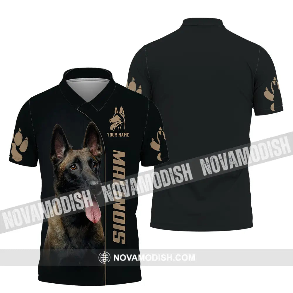 Unisex Shirt - Custom Malinois Pet Lover Shirt Polo Shirt / S T-shirt