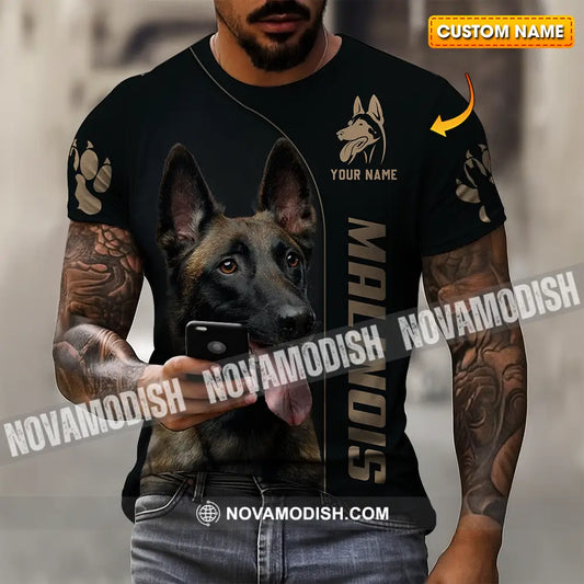 Unisex Shirt - Custom Malinois Pet Lover Shirt T-shirt