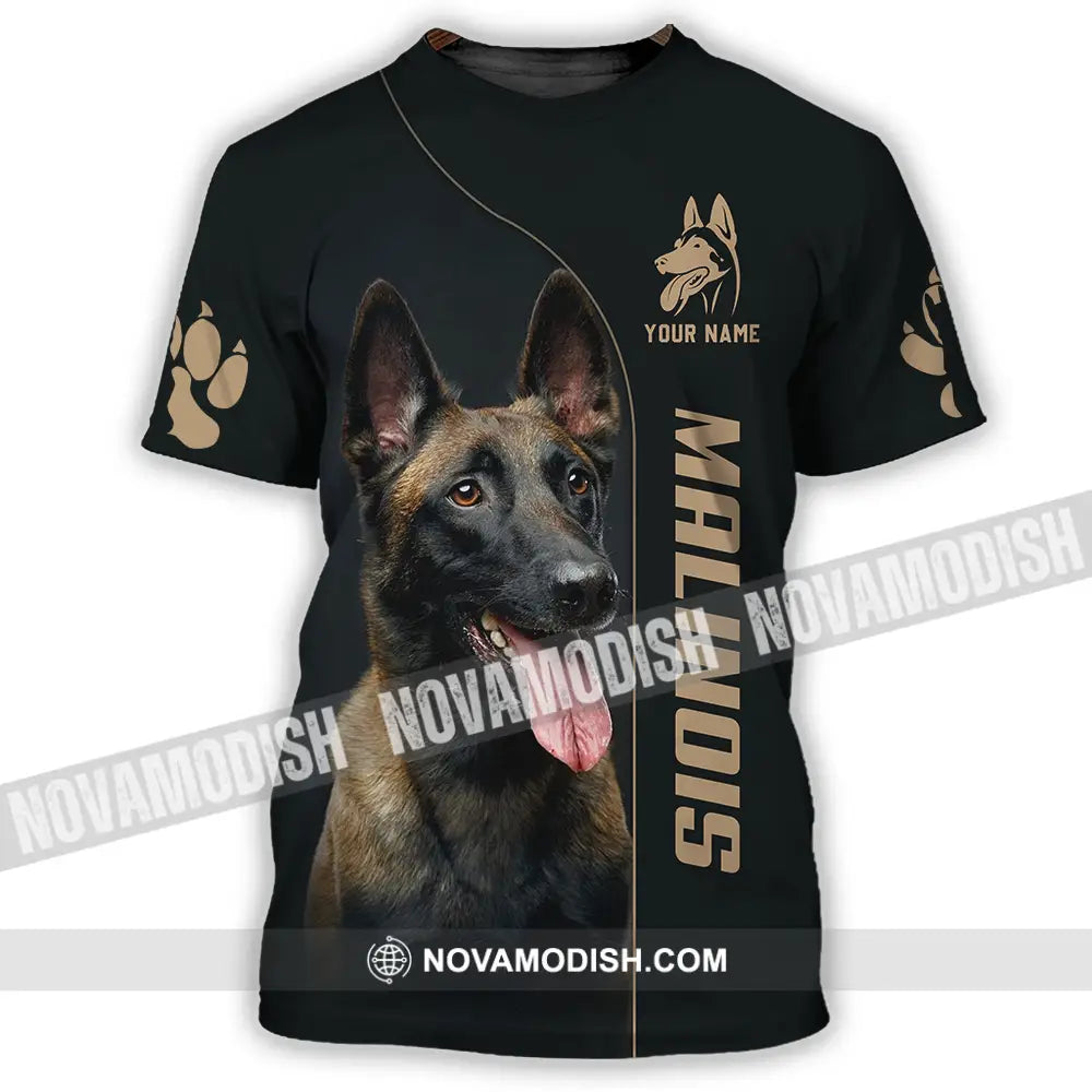 Unisex Shirt - Custom Malinois Pet Lover Shirt T-Shirt / S T-shirt