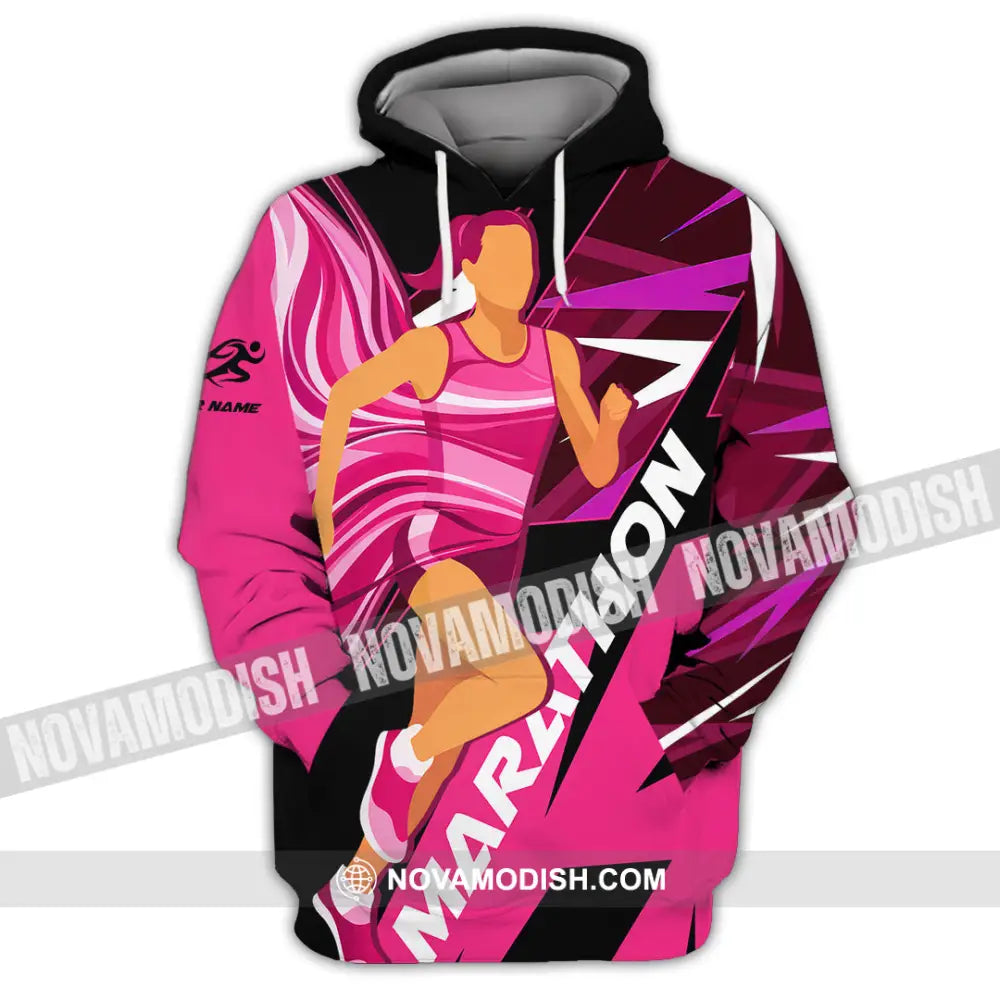 Unisex Shirt - Custom Marathon 3D Shirt Hoodie / S T-shirt
