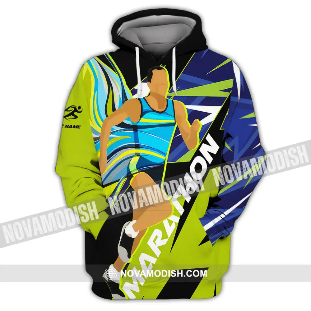 Unisex Shirt - Custom Marathon 3D Shirt Hoodie / S T-shirt