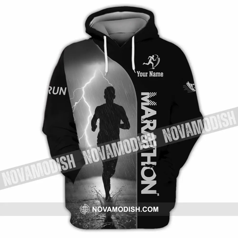Unisex Shirt - Custom Marathon 3D Shirt Hoodie / S T-shirt