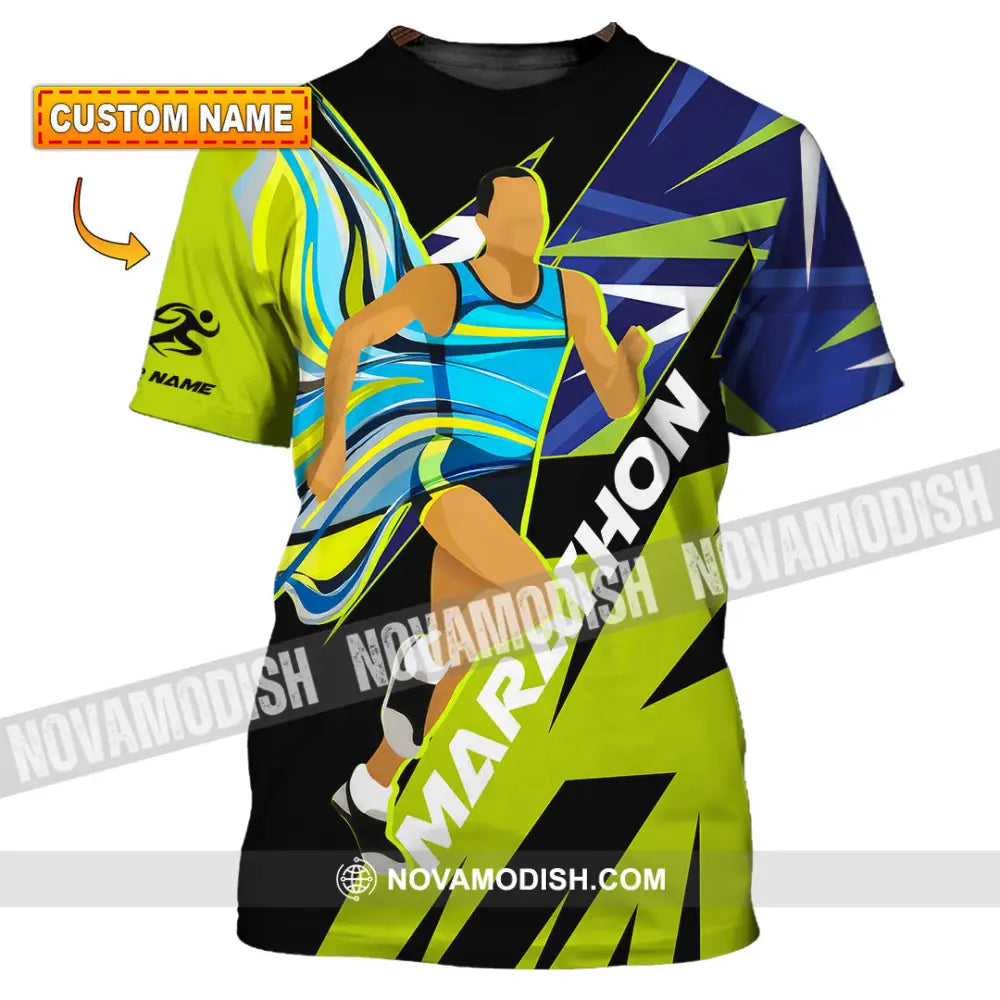 Unisex Shirt - Custom Marathon 3D Shirt T-shirt