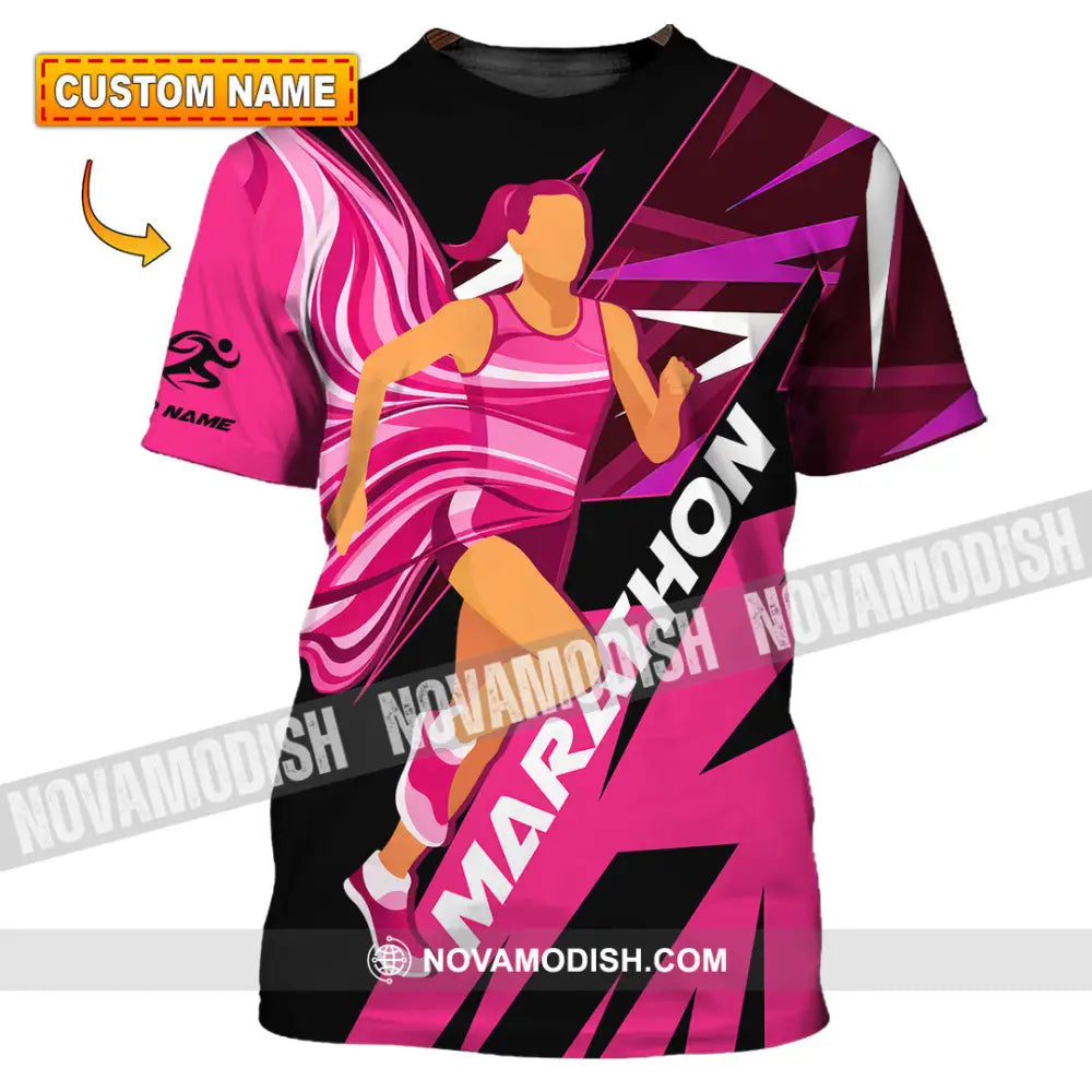 Unisex Shirt - Custom Marathon 3D Shirt T-shirt