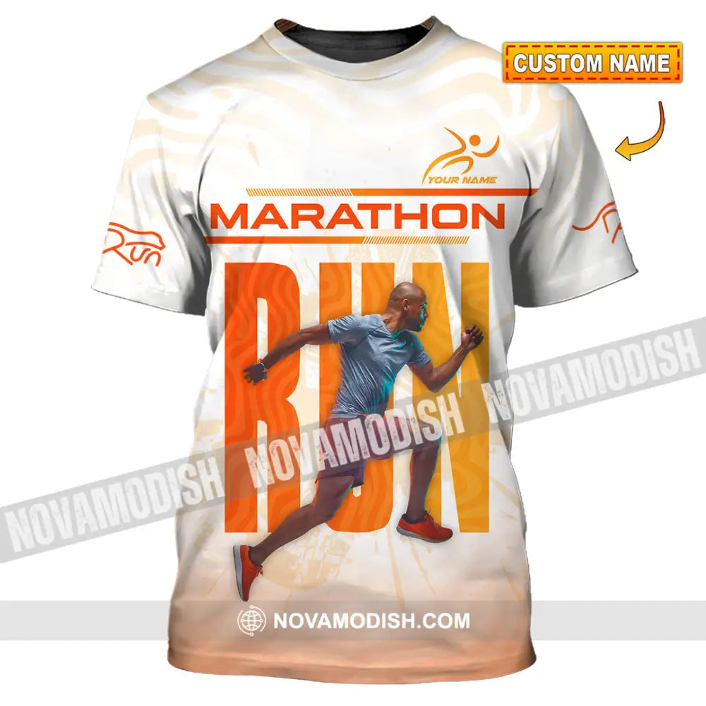 Unisex Shirt - Custom Marathon 3D Shirt T-shirt