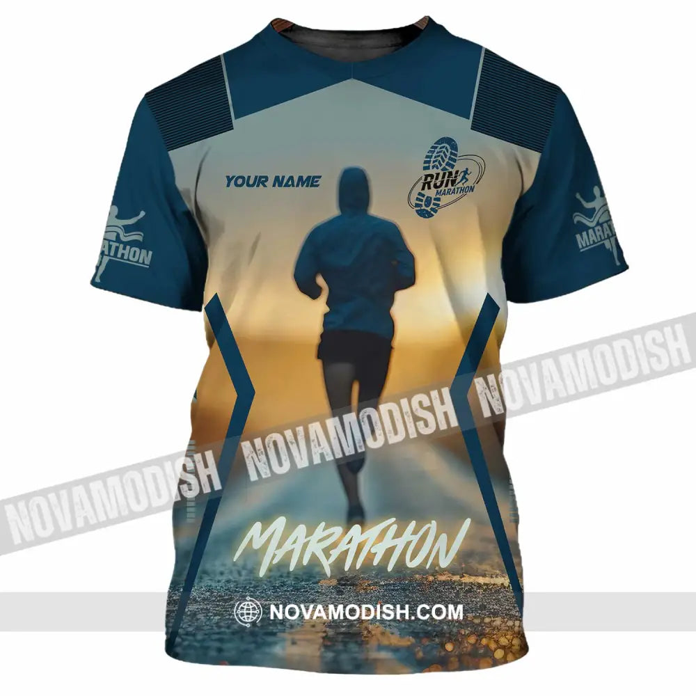 Unisex Shirt - Custom Marathon 3D Shirt T-Shirt / S T-shirt