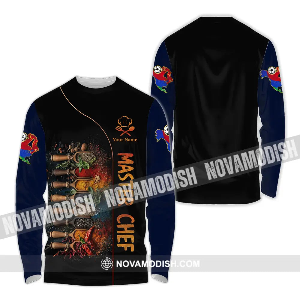 Unisex Shirt - Custom Master Chef 3D Shirt Long Sleeve Shirt / S T-shirt