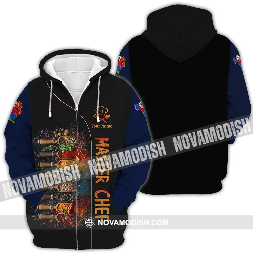 Unisex Shirt - Custom Master Chef 3D Shirt Zipper Hoodie / S T-shirt