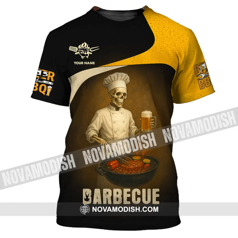Unisex Shirt - Custom Master Chef Barbecue Shirt T-Shirt / S T-shirt