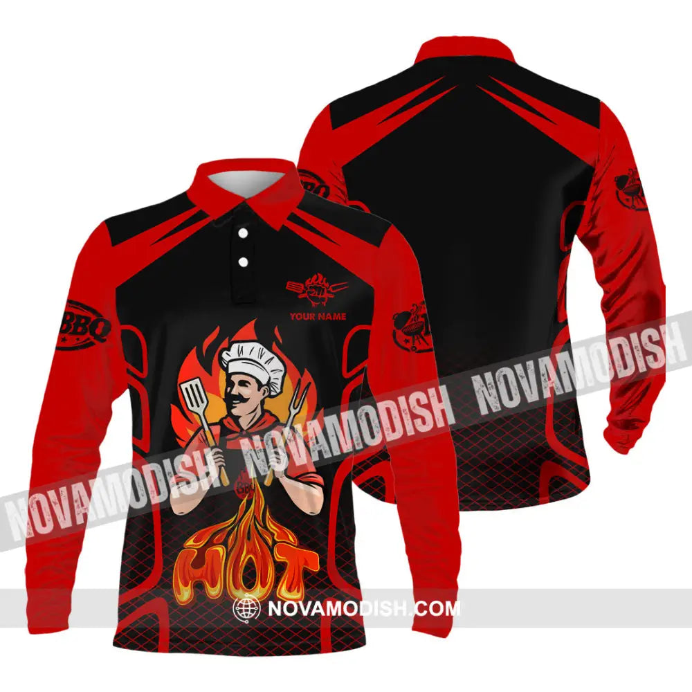 Unisex Shirt - Custom Master Chef Shirt Long Sleeve Polo / S T-shirt