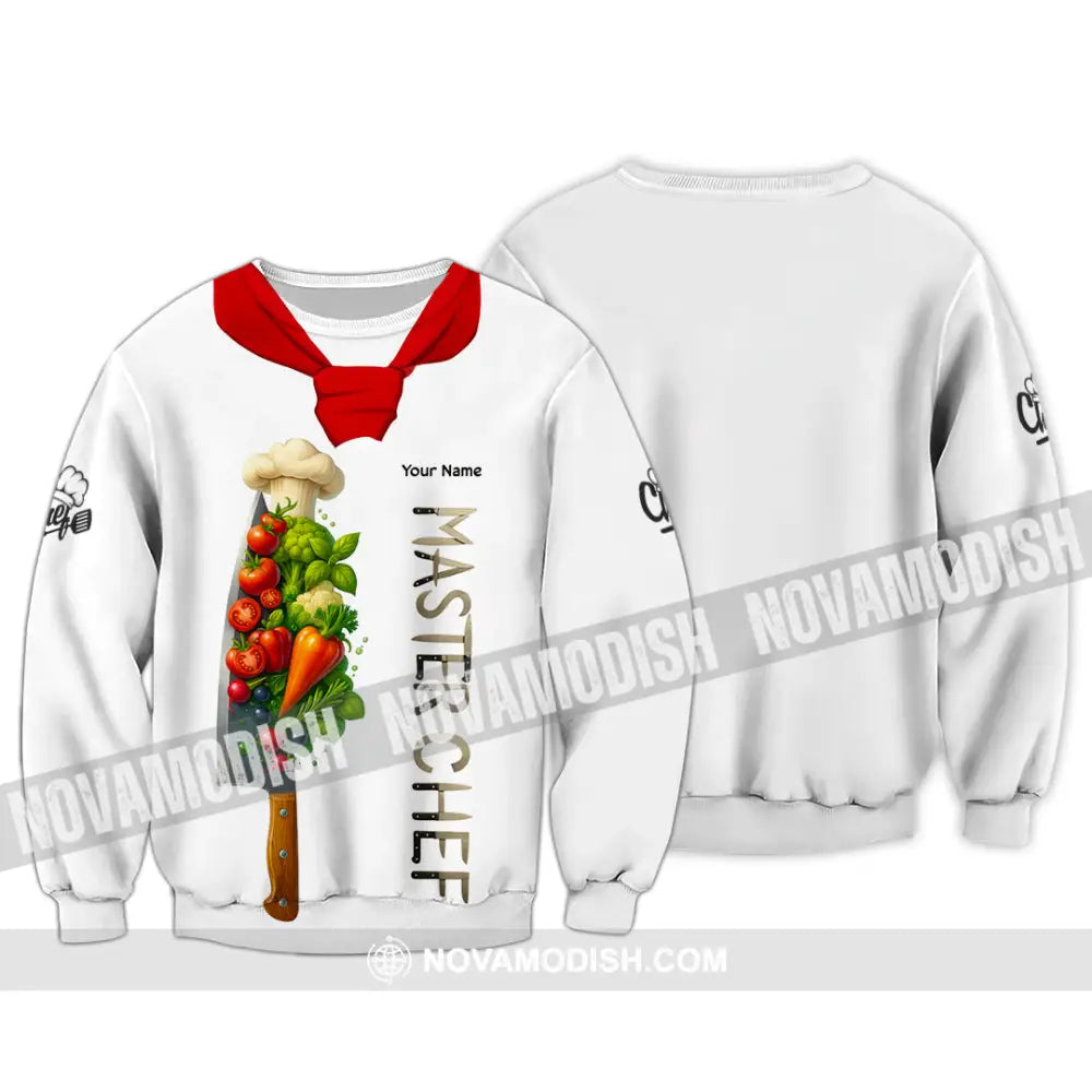 Unisex Shirt - Custom Master Chef Shirt Long Sleeve / S T-shirt