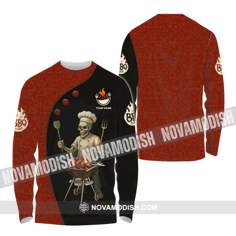 Unisex Shirt - Custom Master Chef Shirt Long Sleeve Shirt / S T-shirt