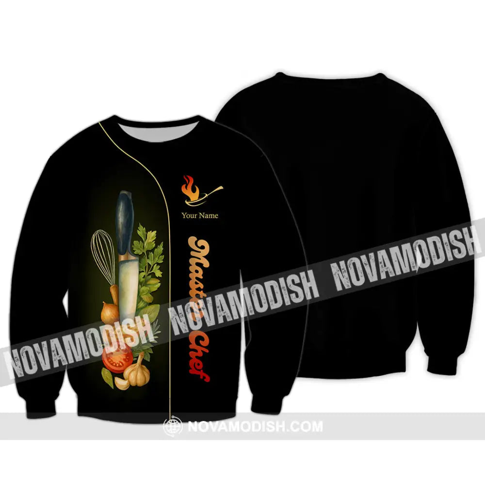 Unisex Shirt - Custom Master Chef Shirt Long Sleeve / S T-shirt