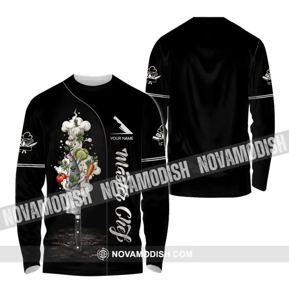 Unisex Shirt - Custom Master Chef Shirt - Long Sleeve Shirt / S - T-shirt