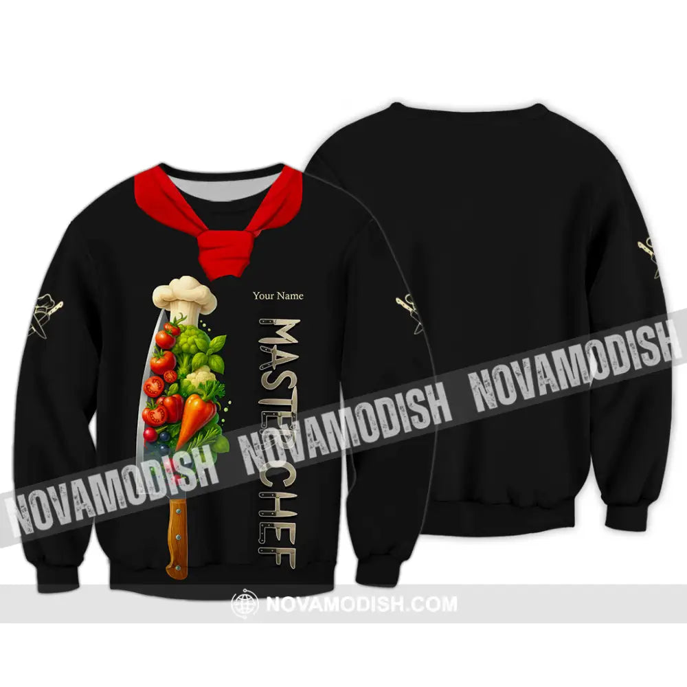 Unisex Shirt - Custom Master Chef Shirt Long Sleeve / S T-shirt