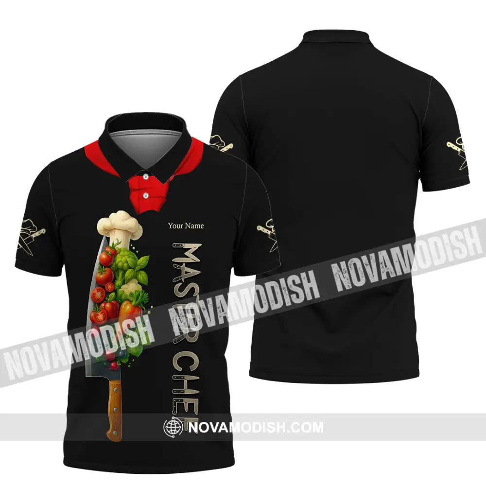 Unisex Shirt - Custom Master Chef Shirt Polo Shirt / S T-shirt