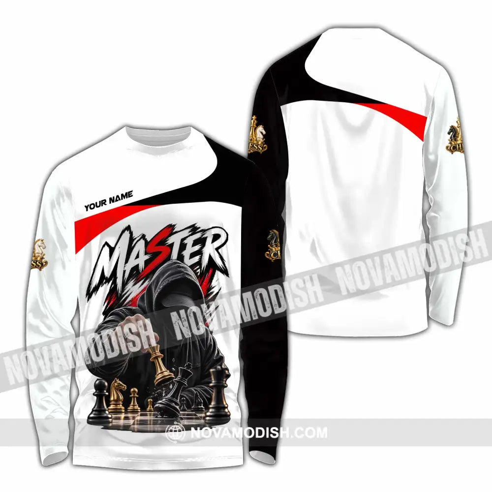 Unisex Shirt - Custom Master Chess Shirt - Long Sleeve Shirt / S - T-shirt