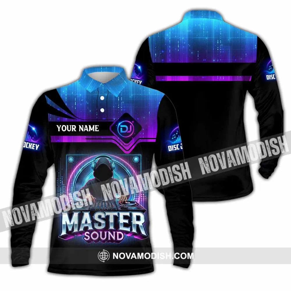 Unisex Shirt - Custom Master Sound 3D Shirt Long Sleeve Polo / S T-shirt
