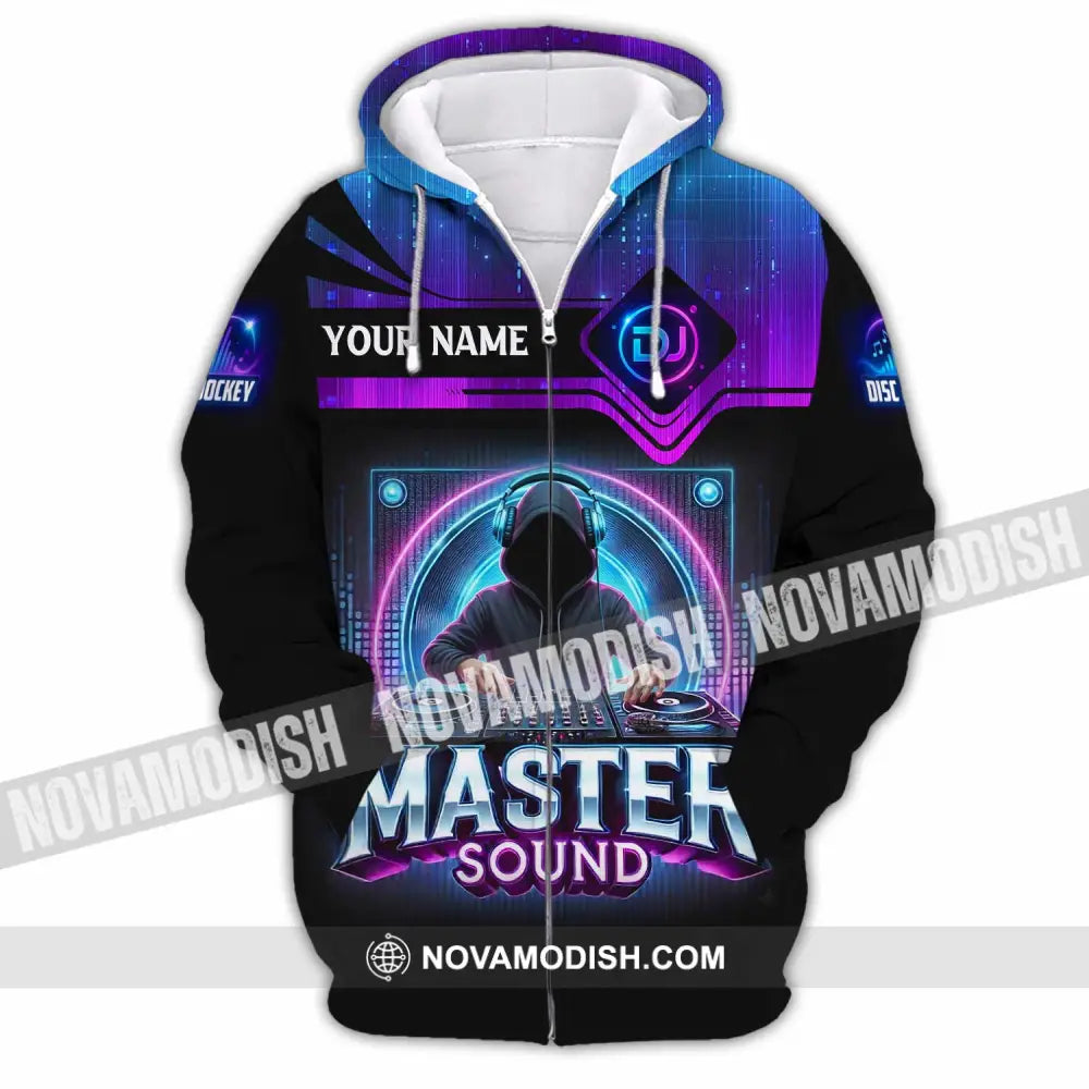 Unisex Shirt - Custom Master Sound 3D Shirt Zipper Hoodie / S T-shirt