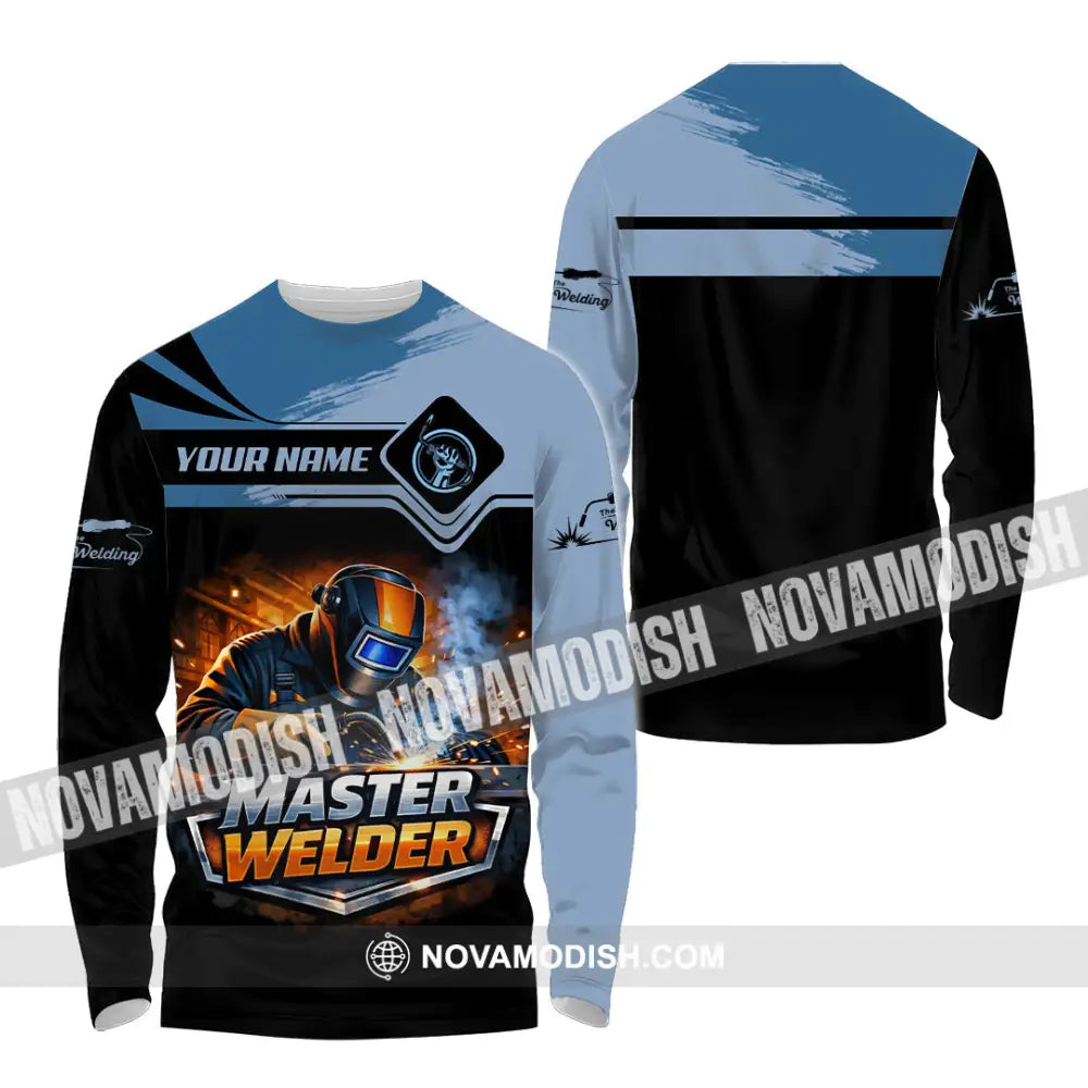 Unisex Shirt - Custom Master Welder Shirt - Long Sleeve Shirt / S - T-shirt