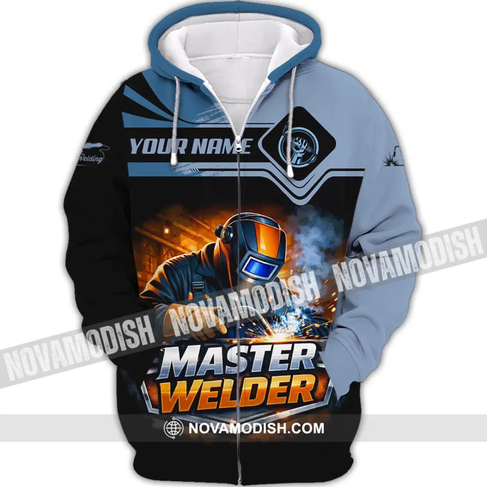 Unisex Shirt - Custom Master Welder Shirt - Zipper Hoodie / S - T-shirt